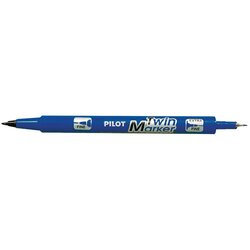 Pilot marker z dvojno konico, moder Cene