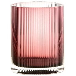 LIVELLARA Kozarec za vodo, sok Rigatino ametista / 300ml / bordo / steklo, (5000255102) Cene