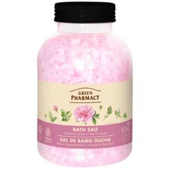Sol za kupanje i pedikuru Green Pharmacy 1000 g – Damask rose and White Musk Cene