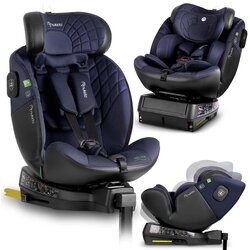 Nukido Aero Line crna i tamnoplava autosjedalica 0-36 kg Isofix Cene