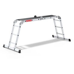 Baulich Tehničke aluminijske ljestve multifunkcionalne 4x3 gazišta s platformom Cene