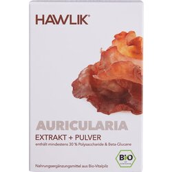 Hawlik auricularia ekstrakt + Auricularia v prahu - organske kapsule - 60 kaps. Cene