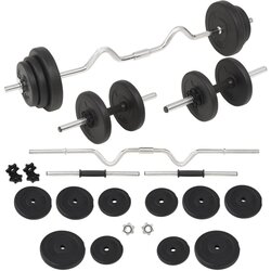 vidaXL Set šipki i utega 30 kg Cijene