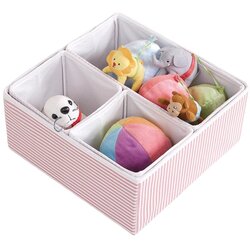 Mioli Decor kutija za odlaganje YLC421, 4 dijela, roze-bijela Cene