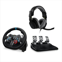Logitech G Gaming volan G29 Driving Force sa pedalama, plus Astro A10 geјmerske slušalice za PS3, PS4, računar, 991-000486 Cene