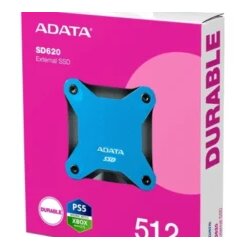 A DATA 512GB external SSD Durable SD620 Blue Cene