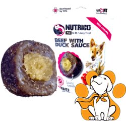 LK Baits Nutrigo Dog Treat Veal & Duck Sauce L/XL 200g, Zdrava Poslastica Za Pse Cene