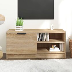 vidaXL tv ormarić boja hrasta 80x35x36,5 cm od konstruiranog drva Cijene