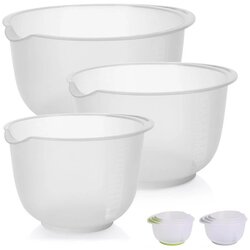 H&S Set posoda za stepanje Mixing / 3 kos / več barv / polipropilen, (5000267785) Cene