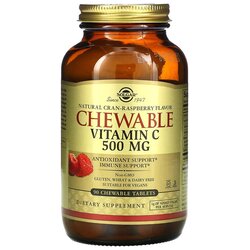 Solgar tablete vitamina c za žvakanje sa ukusom maline 500 mg 90 komada Cene