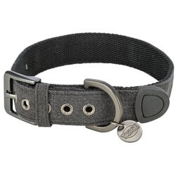 Ogrlica city style široka M 35 42cm 25mm crna Cene