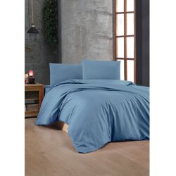 Mijolnir Plava posteljina za krevet za jednu osobu od renforce pamuka 140x200 cm – Cene