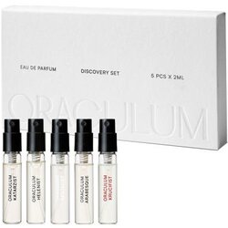 Oraculum Discovery Set set: EDP KATARZIST 2 ml + EDP HELENIST 2 ml + EDP SANTALIST 2 ml + EDP ARABESQUE 2 ml + EDP KRUCIFIST 2 ml unisex Cene