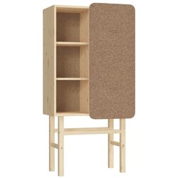 Karup Design Knjižnica iz borovega lesa z drsnimi vrati Cene