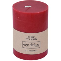 Eco candles by Ego dekor crvena svijeća Friendly, vrijeme gorenja 37 h Cene