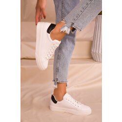 Soho White-Black Women's Sneakers 14395 Cene