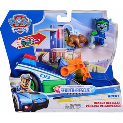 Spin Master Psi Patrol: Search &amp, Rescue Rockyjevo vozilo na navlačenje s figurom - Cene