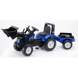 Falk Toys traktor na pedale s prikolicom New Holland - plavi 3+ Cene
