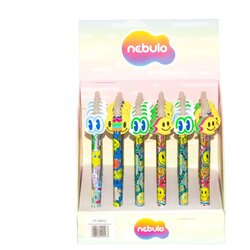 NEBULO smile gel olovka s gumbom za pritiskivanje, može se brisati, razne vrste, 1 komad Cene