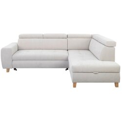 Modern Living Kotna Sedežna Garnitura Lugo, Svetlo Siva Cene
