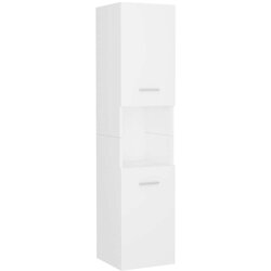 vidaXL Kupaonski ormarić bijeli 30 x 30 x 130 cm od iverice Cijene