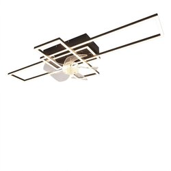 Nettlife 94 cm LED stropni ventilator, sodoben zatemnljiv z daljinskim upravljalnikom, 6 hitrosti, časovnik za dnevno sobo, spalnico, jedilnico, (5000238753) Cene