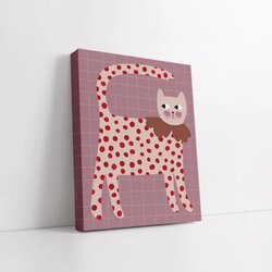 CUTE&COOL HOME slika roze maca 25x20cm Cene
