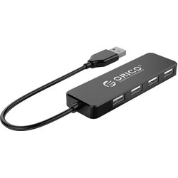 Orico OTG HUB USB-A FL01-BK-BP 4u1 30cm Cene