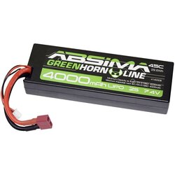 Absima Modelarski akumulatorski komplet (LiPo) 7.4 V 4000 45 C Hardcase T-vtični sistem, (20438097) Cene