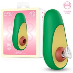 ENGILY ROSS Avocado Clitoral Stimulator with Suction Green Cene