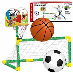 Woopie sportski set 2 u 1 košarka i gol - zeleni Cene