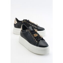 LuviShoes Ater Black Women's Sports Shoes Cene