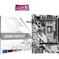 AsRock mb H610M-HDV/M.2+ D5Intel H610;2xDDR5;VGA,HDMI,DPmicro atx Cene