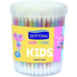 SEPTONA Pamučni štapići za uši Kids, 100 komada Cene