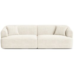 Cosmopolitan Design Bež sofa od samta 255 cm Campi – Cene