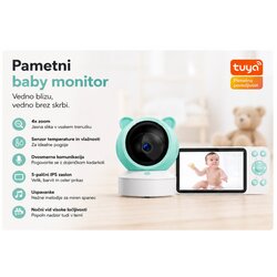 Baby Monitor Otroška varuška, WiFi (1080p, Tuya app, PTZ kamera), (5000227463) Cene