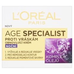 L´Oréal Paris age Specialist 55+ noćna krema za lice protiv bora 50 ml za žene Cijene