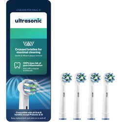 Ultrasonic nastavki za Oral-B CrossAction, 4 kosi, glava ščetke, (22071105) Cene