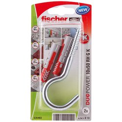 Fischer ZIDNI VLOŽEK Z VIJAKOM DUOPOWER 10X50 RH G K NV VL.Z OGLATIM KAVLJEM Cene