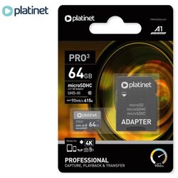 Msd Platinet PMX64UIII 64gb class 10 + adapter Cene
