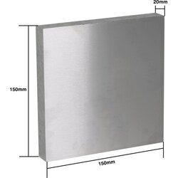 LDO Motors 6061 Aluminum Block - 150 x 150 x 20 mm Cene
