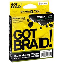 Spro struna got braid weed 150M green 0/18MM Cene