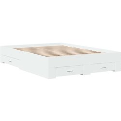 vidaXL okvir kreveta s ladicama bijeli 140 x 190 cm konstruirano drvo Cijene
