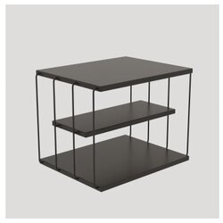 Decortie Side Table - Lifon - Anthracite Crna Cene