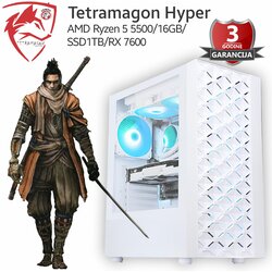 TETRAMAGON series Računar Tetramagon Hyper Ryzen 5 5500/16GB/SSD1TB/RX 7600 Cene