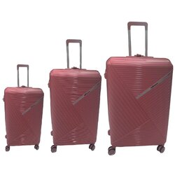 Hoffmanns 3-dijelni set kofera od polipropilena rose gold Cene