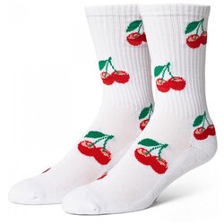 Huf Nogavice Socks cherry bomb crew Bela Cene