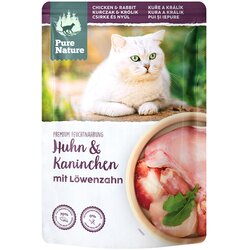PURE NATURE Feline 12 x 85 g - Piščanec in kunec Cene