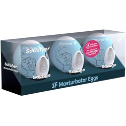 SATISFYER EGGS Nastavite 3 samozadovoljevalne jajčece Savage, (21083538) Cene