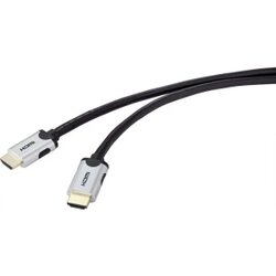 SpeaKa Professional HDMI priključni kabel 2.00 m SP-9063172 upleteni parovi crna boja [1x muški konektor HDMI - 1x muški Cene